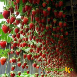Клубника ампельная Анастасия купить по цене от 370р. в интернет-магазине «Посадика» с доставкой почтой в в Обоянье и по всей России – [изображение №1].