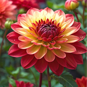 Георгин Оникс Найт купить по цене от 590р. в интернет-магазине «Посадика» с доставкой почтой в в Обоянье и по всей России – [изображение №1].